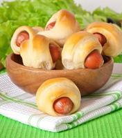 sausage in the dough photo