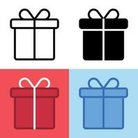 Illustration vector graphic of Gift Icon. Perfect for user interface, new application, etc
