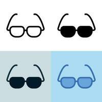 Illustration vector graphic of Eyeglasses Icon. Perfect for user interface, new application, etc