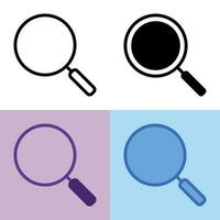 Illustration vector graphic of Search Icon. Perfect for user interface, new application, etc