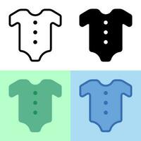 Illustration vector graphic of Baby Fashion Icon. Perfect for user interface, new application, etc
