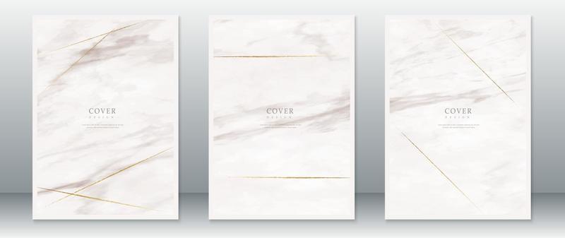 Cover page design with marble texture