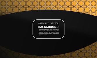 abstract background geometric gradient shadow overlay orange with islamic pattern multiplied for posters, banners, and others, vector design eps 10