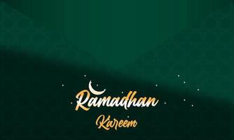 fondo patrón islámico verde ramadan kareem eps 10 vector