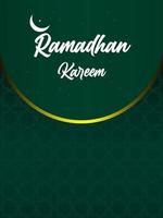 ramadan kareem fondo vectorial con cúpula de mezquita y patrón islámico de color verde menta vector