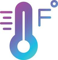 ilustración de diseño de icono de vector fahrenheit