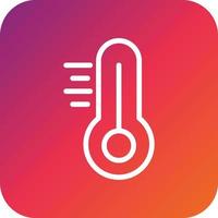 Thermometer Vector Icon Design Illustration