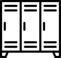 Lockers Vector Icon