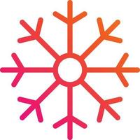 Snow Flake Vector Icon Design Illustration