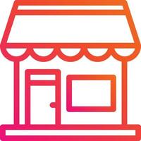 ilustración de diseño de icono de vector de tienda