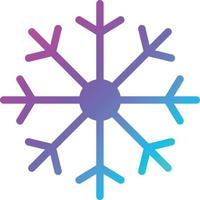ilustración de diseño de icono de vector de copo de nieve