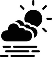 Ilustración de diseño de icono de vector de neblina