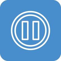 Pause Vector Icon Design Illustration