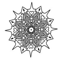 lindo floral mandala vector libre