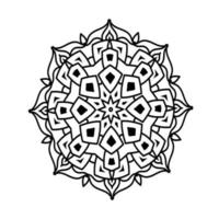 Cute floral mandala Free Vector