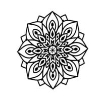 lindo floral mandala vector libre