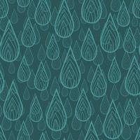 Colorful seamless pattern with rain drops. vector