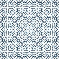 Abstract colorful doodle geometric flower seamless pattern. Floral background. Kaleidoscope mosaic, geo tile of thin line ornament. vector