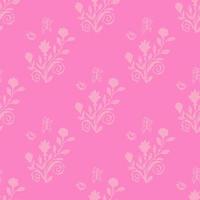 Rose bushes with butterflies. Floral seamless pattern with flowers.  Background for wrapping paper, textile, card, web. vector