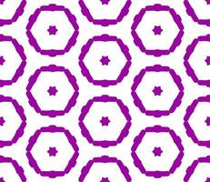 Abstract colorful doodle geometric flower seamless pattern. Floral background. Kaleidoscope mosaic, geo tile of thin line ornament. vector