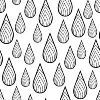 Colorful seamless pattern with rain drops. vector