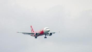 Low-cost airline AirAsia approaching video