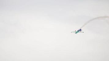 Airshow sport plane stunt video