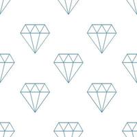 Abstract diamond seamless pattern. Geometric background. vector