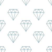 Abstract diamond seamless pattern. Geometric background. vector