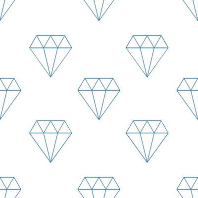 Abstract diamond seamless pattern. Geometric background.