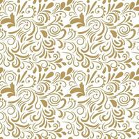 Abstract curly seamless pattern. Swirl background. vector