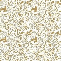 Abstract curly seamless pattern. Swirl background. vector