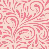 Abstract  hand drawn doodle thin line wavy seamless pattern. Curly linear messy background. vector