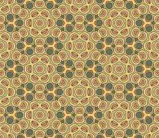 Abstract colorful doodle geometric flower seamless pattern. Floral background. Kaleidoscope mosaic, geo tile of thin line ornament. vector