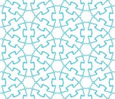 Abstract colorful doodle geometric flower seamless pattern. Floral background. Kaleidoscope mosaic, geo tile of thin line ornament. vector