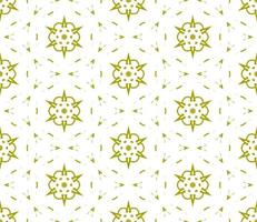 Abstract colorful doodle geometric flower seamless pattern. Floral background. Kaleidoscope mosaic, geo tile of thin line ornament. vector