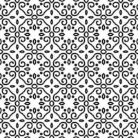 Abstract fantasy thin line seamless pattern. Geometric background. Creative wrapping paper. vector