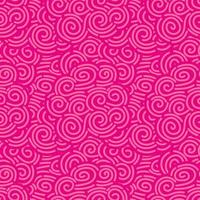 Abstract  hand drawn doodle thin line wavy seamless pattern. Curly linear messy background. vector