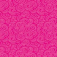 Abstract  hand drawn doodle thin line wavy seamless pattern. Curly linear messy background. vector