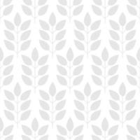 Floral seamless pattern with branches and leaves. vector