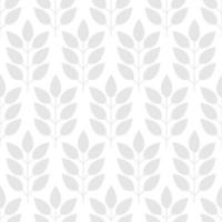 Floral seamless pattern with branches and leaves. vector