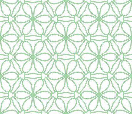 Abstract colorful doodle geometric flower seamless pattern. Floral background. Kaleidoscope mosaic, geo tile of thin line ornament.