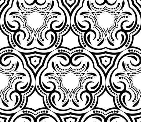 Abstract curly shapes seamless pattern. Swirl background. Ornamental backdrop. Cover, card.