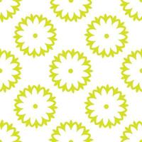 Cute flower seamless pattern. Floral background. vector