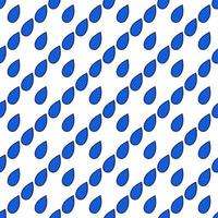 Seamless pattern, background with blue dotted pop art drops. vector