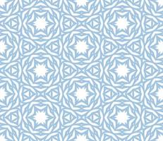 Abstract colorful doodle geometric flower seamless pattern. Floral background. Kaleidoscope mosaic, geo tile of thin line ornament. vector