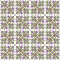 Abstract floral damask seamless pattern. Fantasy tile background. Flower, leaf mosaic. Wrapping paper. vector