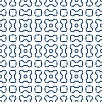 Abstract colorful doodle geometric flower seamless pattern. Floral background. Kaleidoscope mosaic, geo tile of thin line ornament. vector