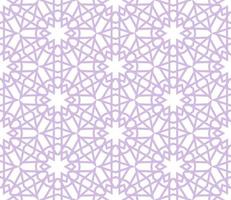 Abstract colorful doodle geometric flower seamless pattern. Floral background. Kaleidoscope mosaic, geo tile of thin line ornament. vector