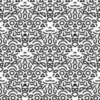 Colorful floral damask seamless pattern with curls, swirls. Curly background. vector